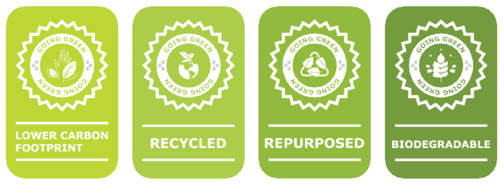 Eco-friendly printing badges